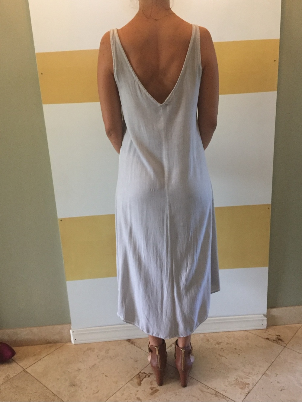 Cloth and stone dress